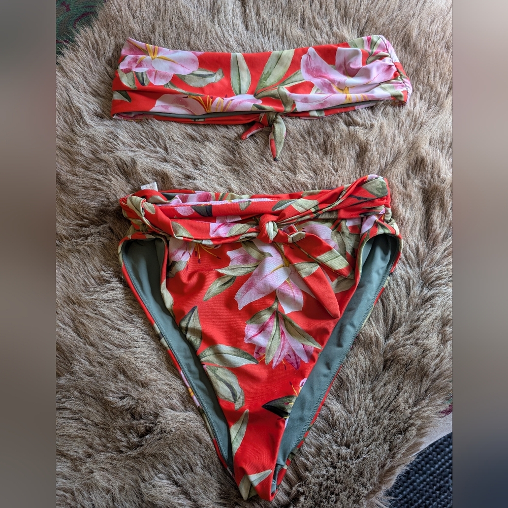 Mara Hoffman Floral Bikini Top